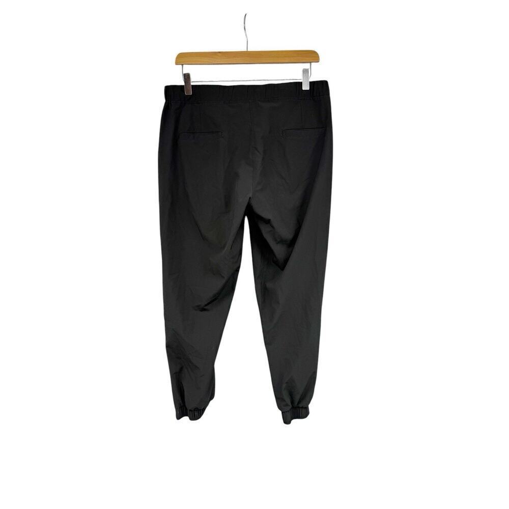 Albion Fit Lightweight Black Drawstring Joggers Nylon Spandex Cropped Womens M - Picture 2 of 7